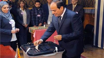 الرئيس السيسي يدلى بصوته في المرحلة الثانية لانتخابات مجلس النواب بدائرة مصر الجديدة