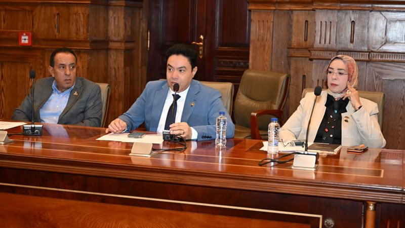النائب إسماعيل الشرقاوي خلال اجتماع لجنة الزراعة والري بمجلس