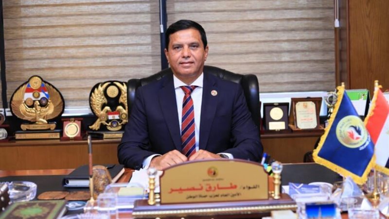 اللواء طارق نصير، الأمين العام لحزب حماة الوطن