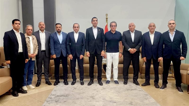 جانب من استقبال بعثة