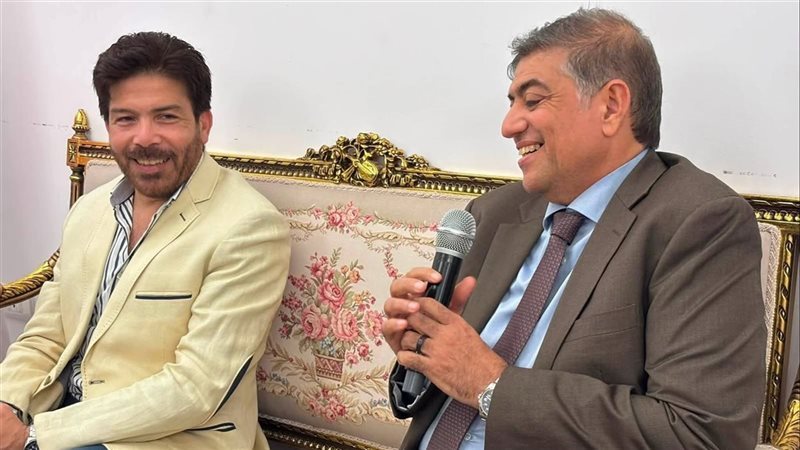 الدكتو هشام عبدالعزيز والفنان ياسر فرج