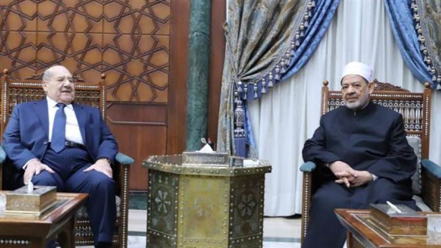 رئيس مجلس الشيوخ والإمام الطيب