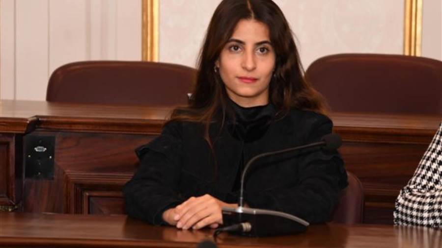 النائبة ايلاريا حارص عضو لجنة العلاقات الحارجية بالنواب