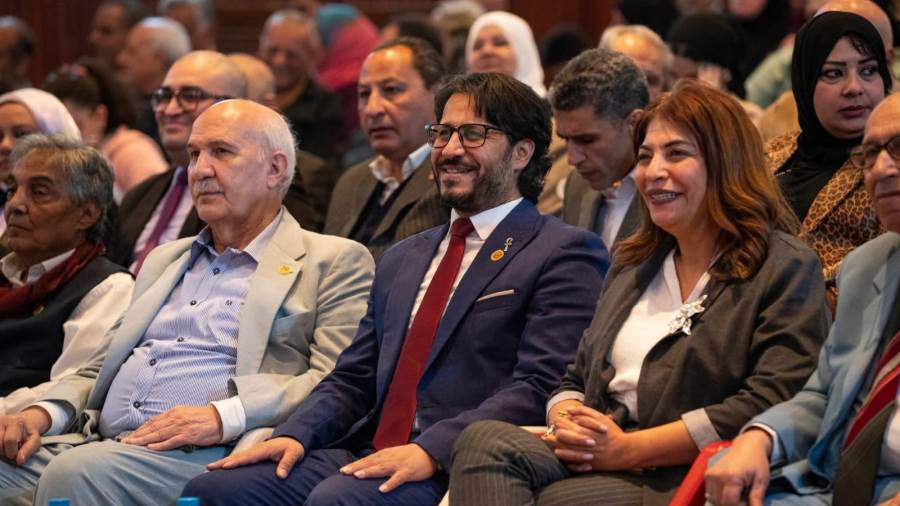 خلال احتفالية حزب التجمع