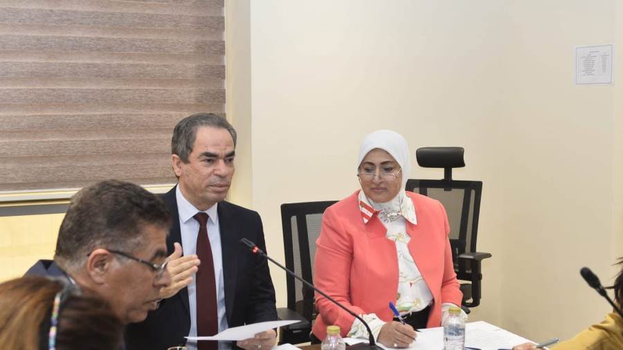 النائبة ثريا البدوي وأحمد المسلماني رئيس الهيئة الوطنية للإعلام