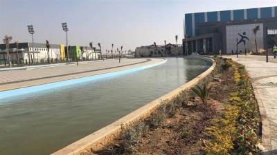 أمل سلامة: المدينة الرياضية بالعاصمة الإدارية قلعة عملاقة مشرفة