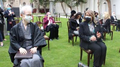 فيبى فوزي وكيل مجلس الشيوخ تشارك في حفل السفارة اليابانية تحت شعار مجتمع تتألق فيه المرأة