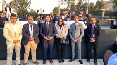 تنسيقية شباب الأحزاب والسياسيين تشارك في مؤتمر اتحاد المسوقين