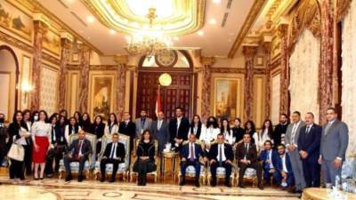 الشيوخ يستقبل نواب التنسيقية والدارسين فى الخارج لعرض تجربة تمكين الشباب