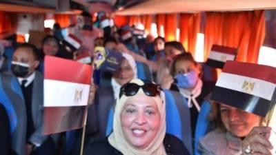 «فى حب مصر».. وفد من نائبات البرلمان يتجهون للعاصمة الإدارية.. ورسالة شكر للقيادة السياسية