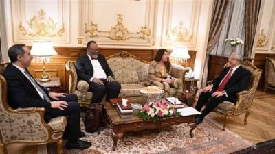 خلال لقائه بالسفيرة الأمريكية.. جبالي يشدد على أهمية العلاقات الاستراتيجية بين البلدين لتحقيق الأمن والاستقرار الإقليمي