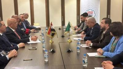 رئيس مجلس النواب يلتقي نظيريه البحريني والجزائري ويؤكد دعم مصر للأشقاء